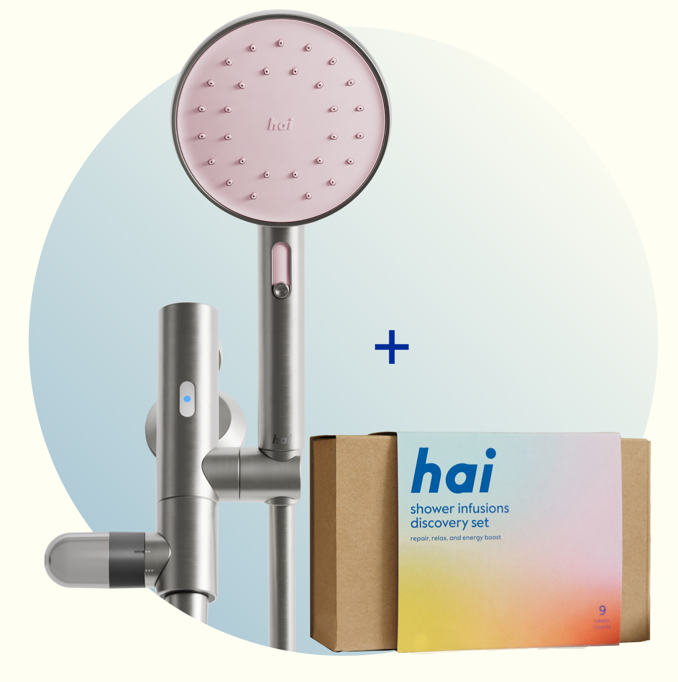 Showerhead | Rose Quartz Showerhead | GetHai Smart Shower Head