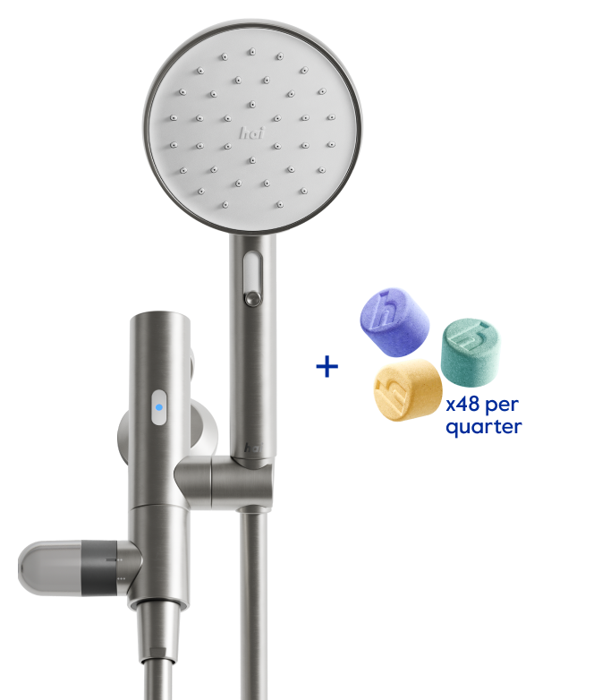 Membership: hai all-access (Infusions smart showerhead + Infusion bag bundle)
