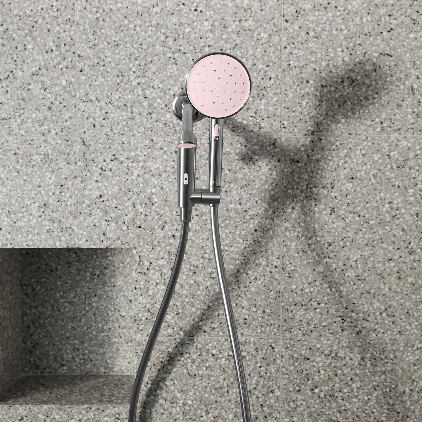 RoseQuartz_05_2.5gal/min Showerhead | Bathroom Shower Heah | GetHai